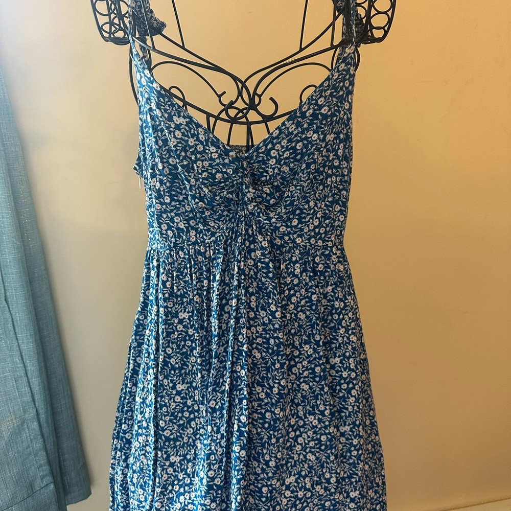 Blue Floral Sundress